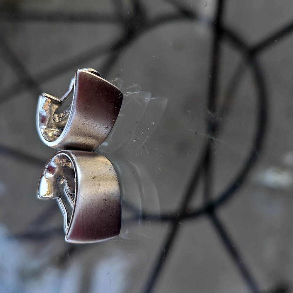 Silver Hoop Earrings